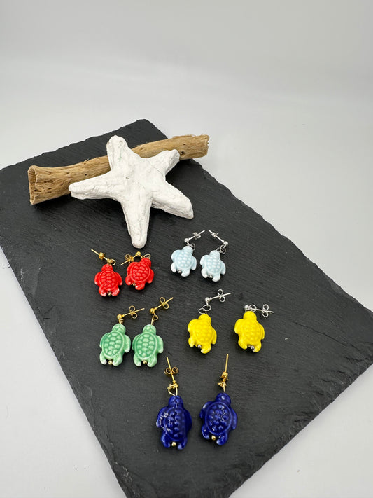 Pendientes tortugas