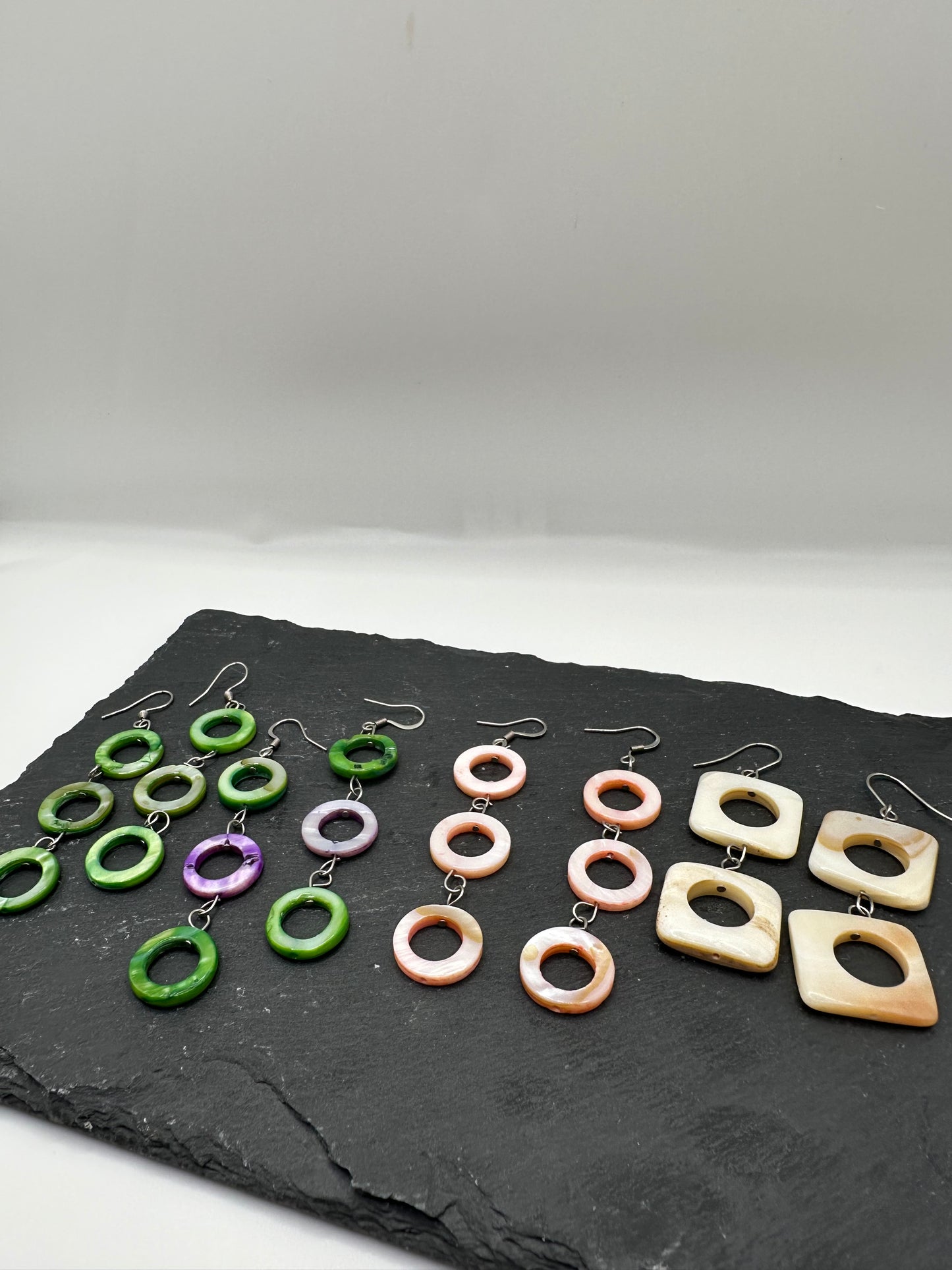 Pendientes madreperla